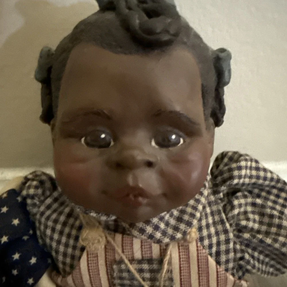 Vintage Sarah's Attic Limited Edition Sassafras Doll Patriotic #365/2000